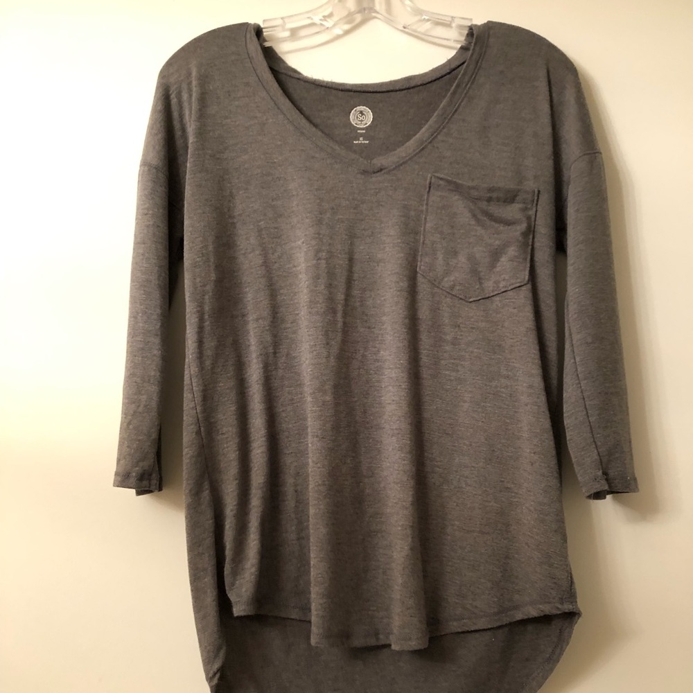 3/4 sleeve relaxed tee